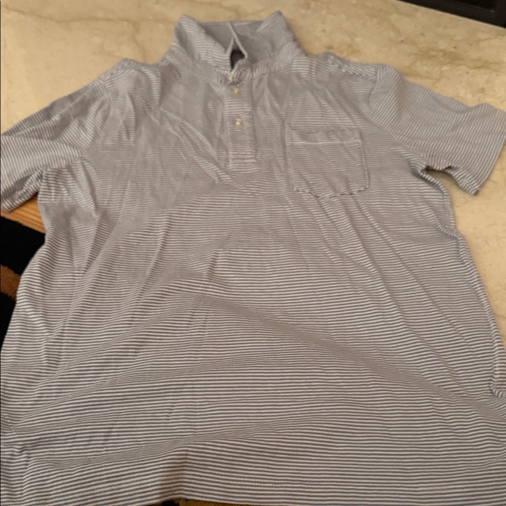 Vineyard Vines navy  and White, light blue Striped Kids Polo bundle